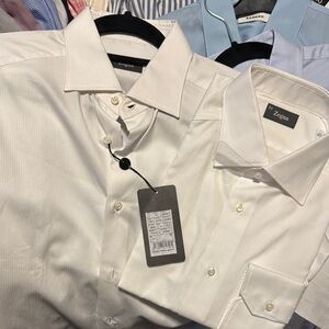 Zegna Men's White Shirt (2)